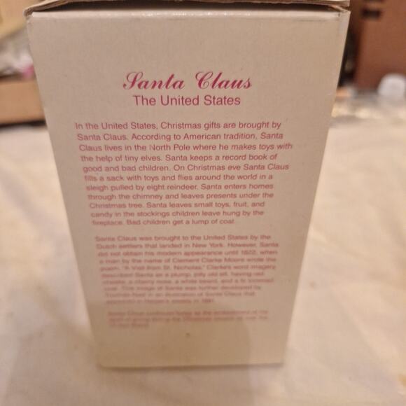 Vintage 1992 The International Santa Claus Collection Santa Claus United States - Picture 6 of 6